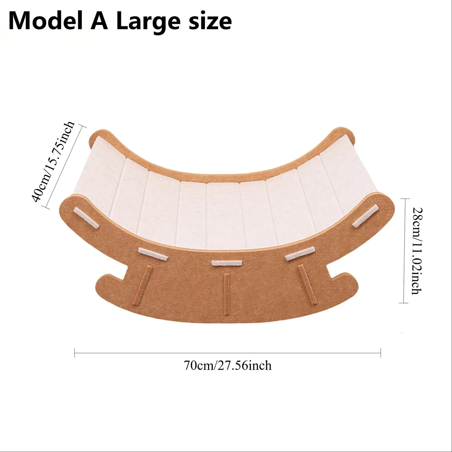 3-in-1 Cat Rocking Bed with Scratch Pad – Cozy Pet Lounge & Scratching Mat for Cats