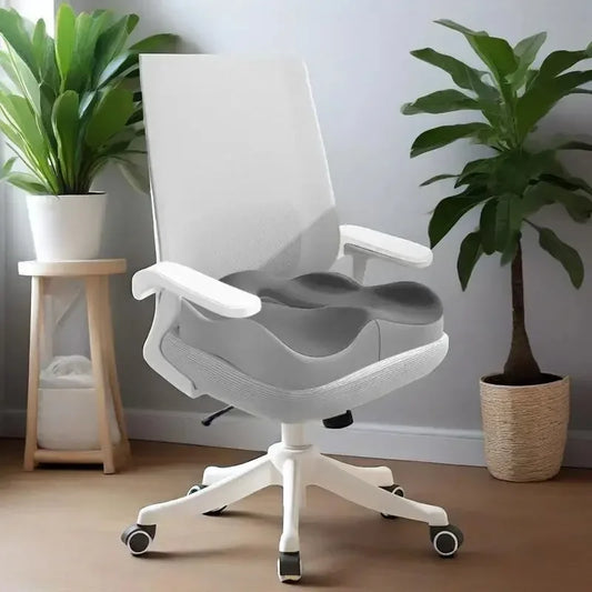 Ergonomic Memory Foam Seat Cushion – Posture Support Pillow for Office Chairs & Car Seats