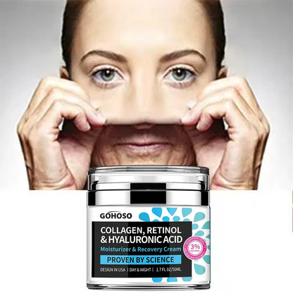 GOHOSO Advanced Anti-Aging Collagen, Retinol & Hyaluronic Acid Face Cream