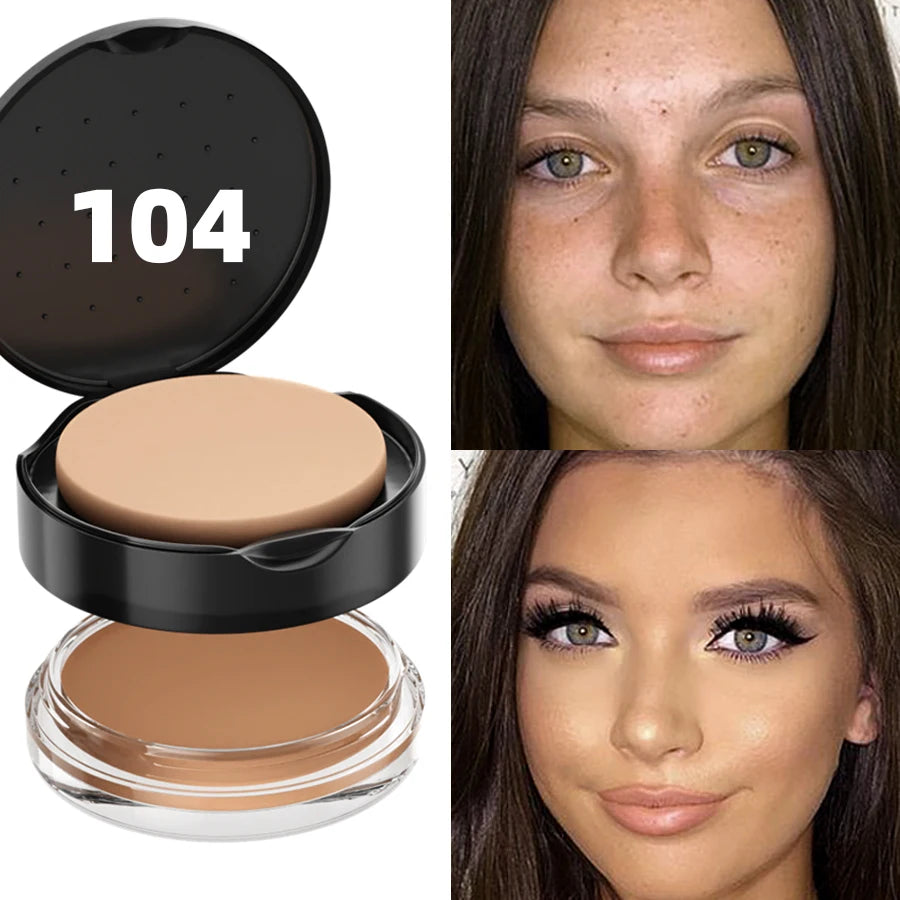 Waterproof Full Coverage Foundation Concealer – 9 Shades Long-Lasting Face Makeup Base