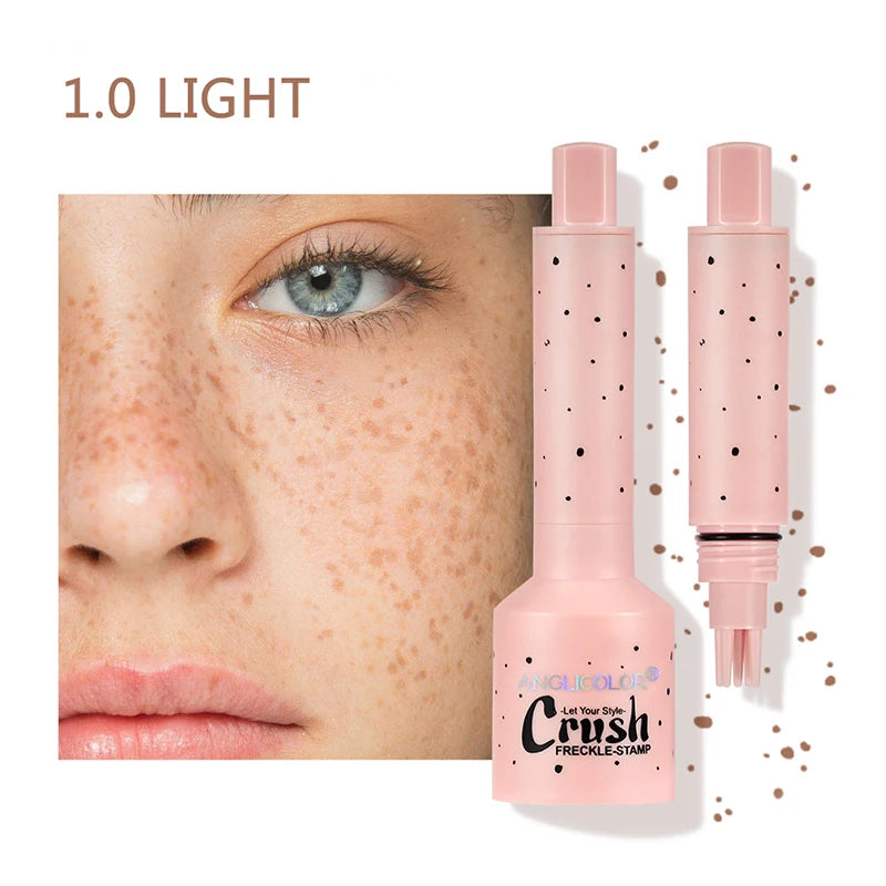 Natural Faux Freckles Pen – Waterproof Quick-Dry Freckle Makeup Stamp for a Realistic Look