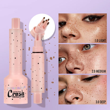 Natural Faux Freckles Pen – Waterproof Quick-Dry Freckle Makeup Stamp for a Realistic Look