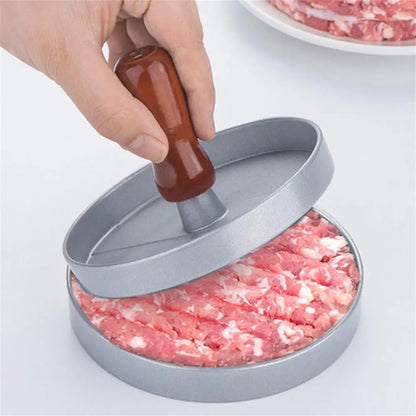 Aluminum Hamburger Patty Press – Round Burger Maker for Perfect Homemade Patties