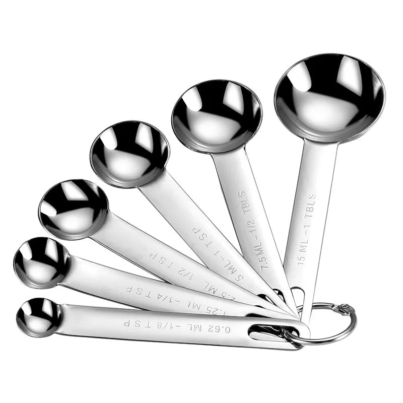 Stainless Steel Measuring Spoon Set – Precision Kitchen Measuring Tools for Coffee, Baking & Cooking