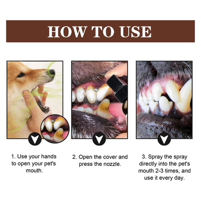 Pet Dental Care Spray – Fresh Breath & Oral Hygiene Spray for Dogs and Cats