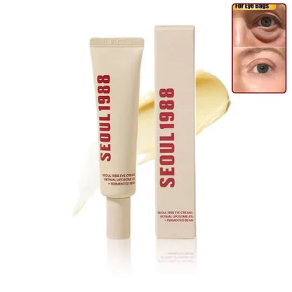 SEOUL 1988 Retinol Skincare Set – Black Ginseng Serum, Retinal Eye Cream & Hydrating Face Cream
