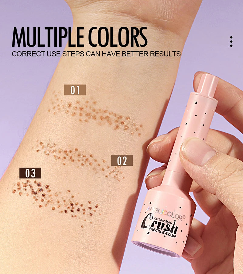 Natural Faux Freckles Pen – Waterproof Quick-Dry Freckle Makeup Stamp for a Realistic Look