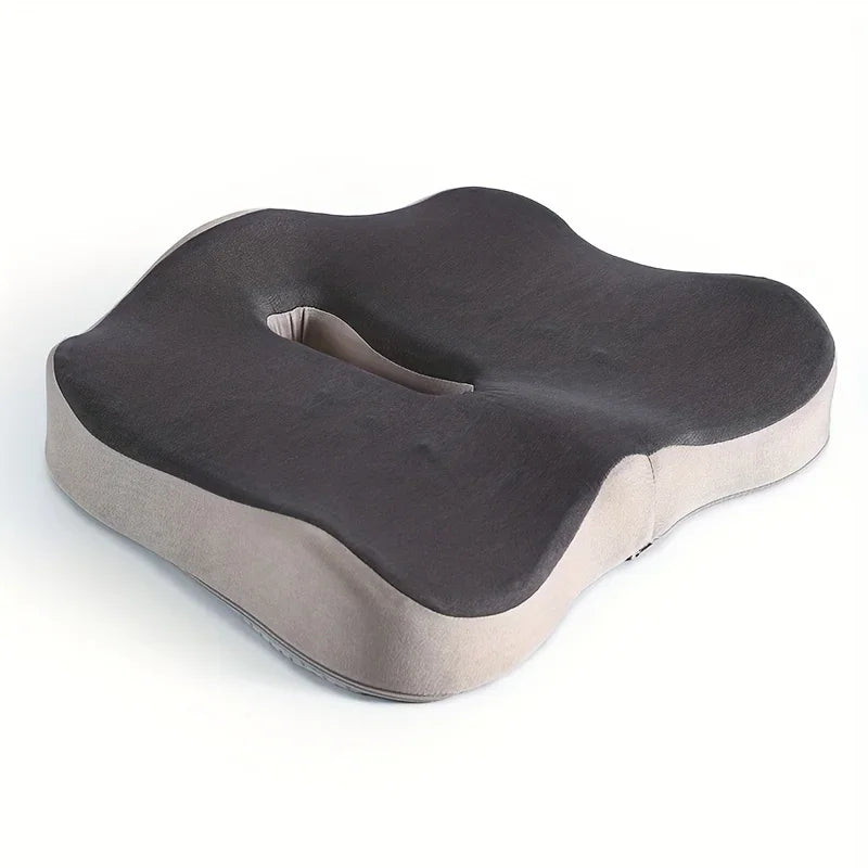 Ergonomic Memory Foam Seat Cushion – Posture Support Pillow for Office Chairs & Car Seats