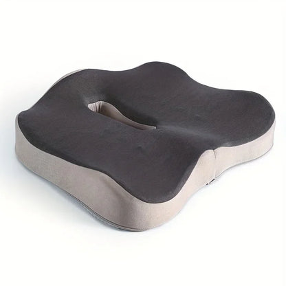 Ergonomic Memory Foam Seat Cushion – Posture Support Pillow for Office Chairs & Car Seats