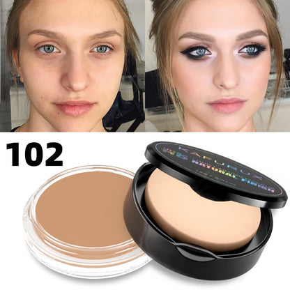 Waterproof Full Coverage Foundation Concealer – 9 Shades Long-Lasting Face Makeup Base