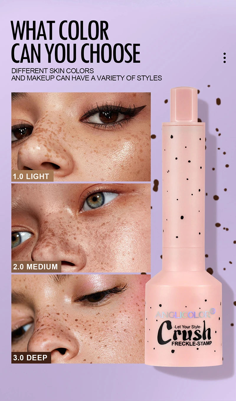 Natural Faux Freckles Pen – Waterproof Quick-Dry Freckle Makeup Stamp for a Realistic Look