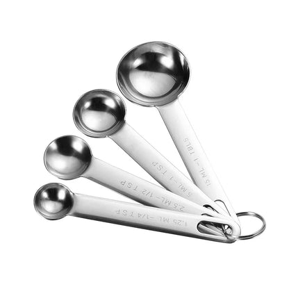 Stainless Steel Measuring Spoon Set – Precision Kitchen Measuring Tools for Coffee, Baking & Cooking