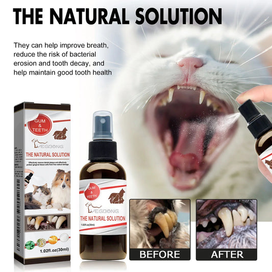 Pet Dental Care Spray – Fresh Breath & Oral Hygiene Spray for Dogs and Cats