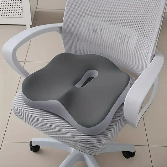 Ergonomic Memory Foam Seat Cushion – Posture Support Pillow for Office Chairs & Car Seats