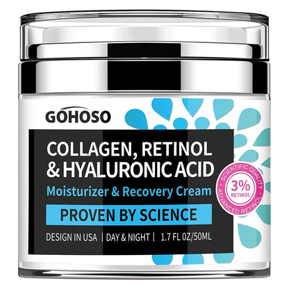 GOHOSO Advanced Anti-Aging Collagen, Retinol & Hyaluronic Acid Face Cream