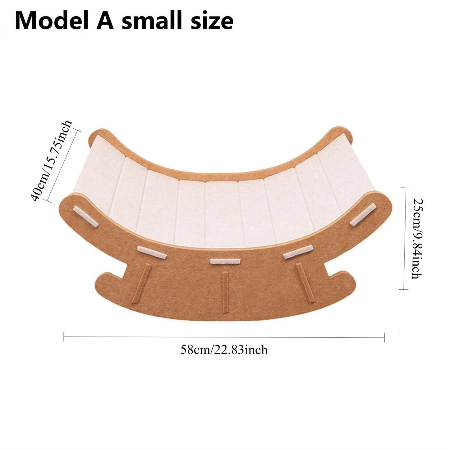 3-in-1 Cat Rocking Bed with Scratch Pad – Cozy Pet Lounge & Scratching Mat for Cats