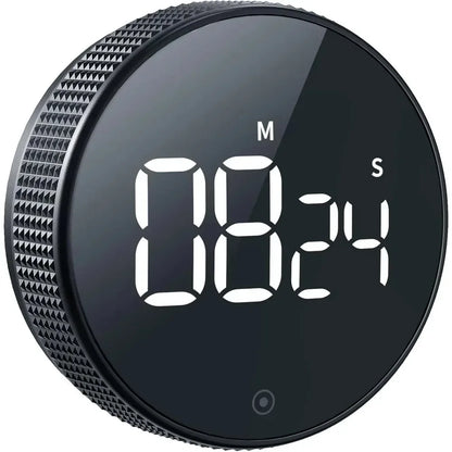 Magnetic Digital Kitchen Timer – Silent Countdown Timer with Constant Light Display for Cooking & Learning