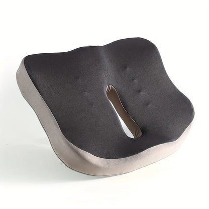 Ergonomic Memory Foam Seat Cushion – Posture Support Pillow for Office Chairs & Car Seats