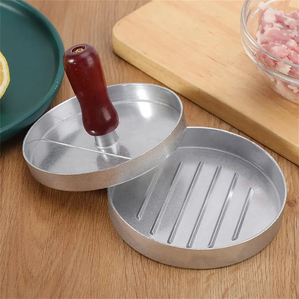 Aluminum Hamburger Patty Press – Round Burger Maker for Perfect Homemade Patties