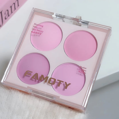 Velvet Matte Blush Set – Four Stunning Shades for Every Occasion