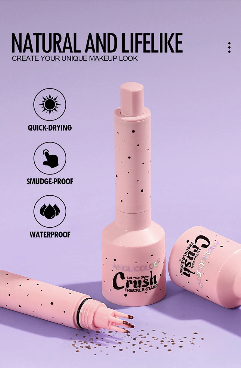 Natural Faux Freckles Pen – Waterproof Quick-Dry Freckle Makeup Stamp for a Realistic Look