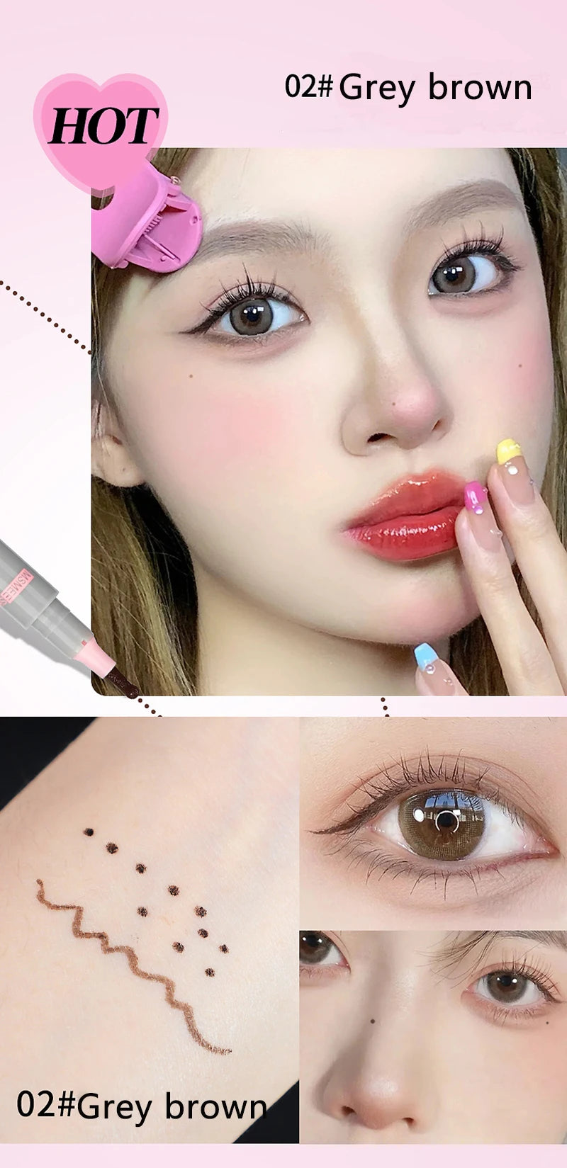 Natural Faux Freckles Pen – Waterproof Quick-Dry Freckle Makeup Stamp for a Realistic Look