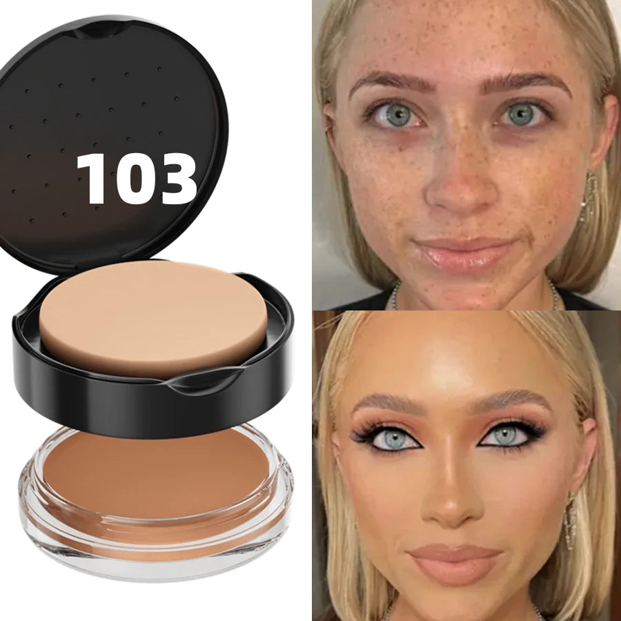 Waterproof Full Coverage Foundation Concealer – 9 Shades Long-Lasting Face Makeup Base