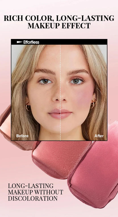 Pocket Matte Blush Stick – Long-Lasting Lip & Cheek Tint Natural Nude Finish