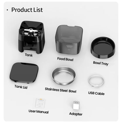 ROJECO Automatic Pet Feeder – Smart Dry Food Dispenser with Easy Button Control for Cats & Dogs