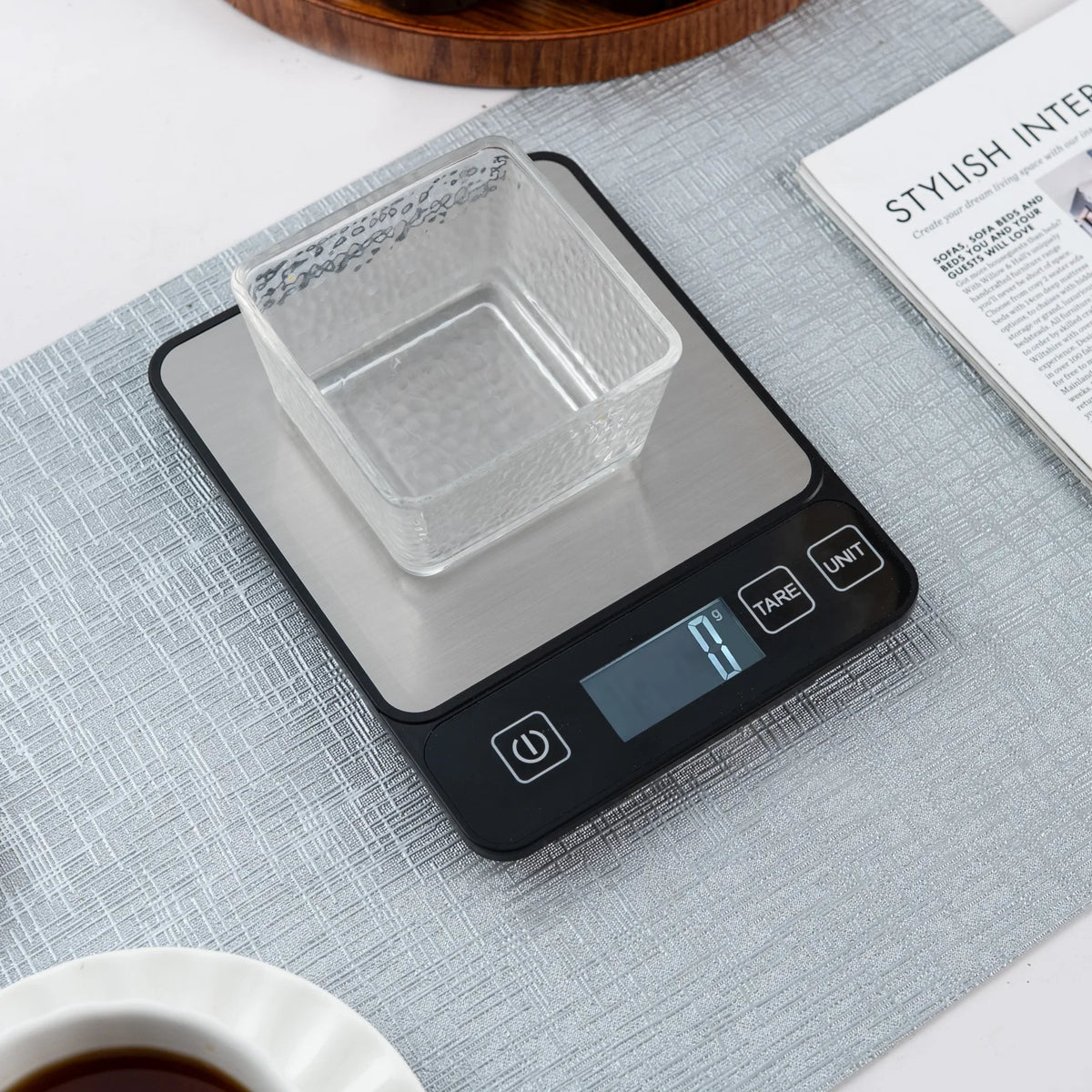 High-Precision Digital Kitchen Scale – Professional Food & Coffee Scale for Baking and Everyday Use