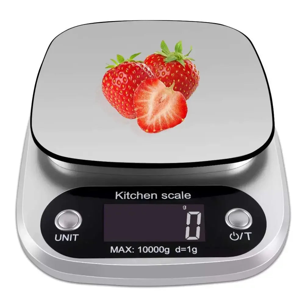 Digital Kitchen Scale – LED Stainless Steel Food Scale for Baking, Meal Prep & Everyday Weighing