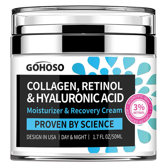 GOHOSO Advanced Anti-Aging Collagen, Retinol & Hyaluronic Acid Face Cream
