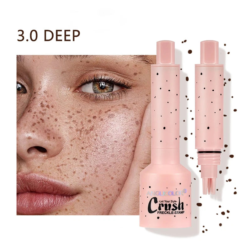 Natural Faux Freckles Pen – Waterproof Quick-Dry Freckle Makeup Stamp for a Realistic Look