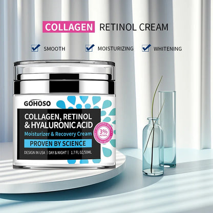 GOHOSO Advanced Anti-Aging Collagen, Retinol & Hyaluronic Acid Face Cream