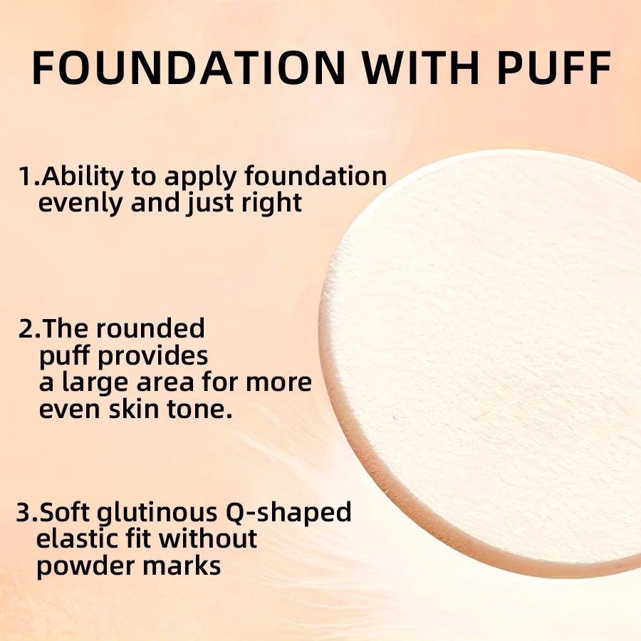 Waterproof Full Coverage Foundation Concealer – 9 Shades Long-Lasting Face Makeup Base