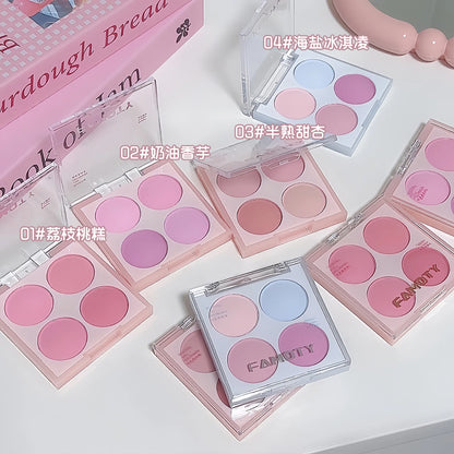 Velvet Matte Blush Set – Four Stunning Shades for Every Occasion