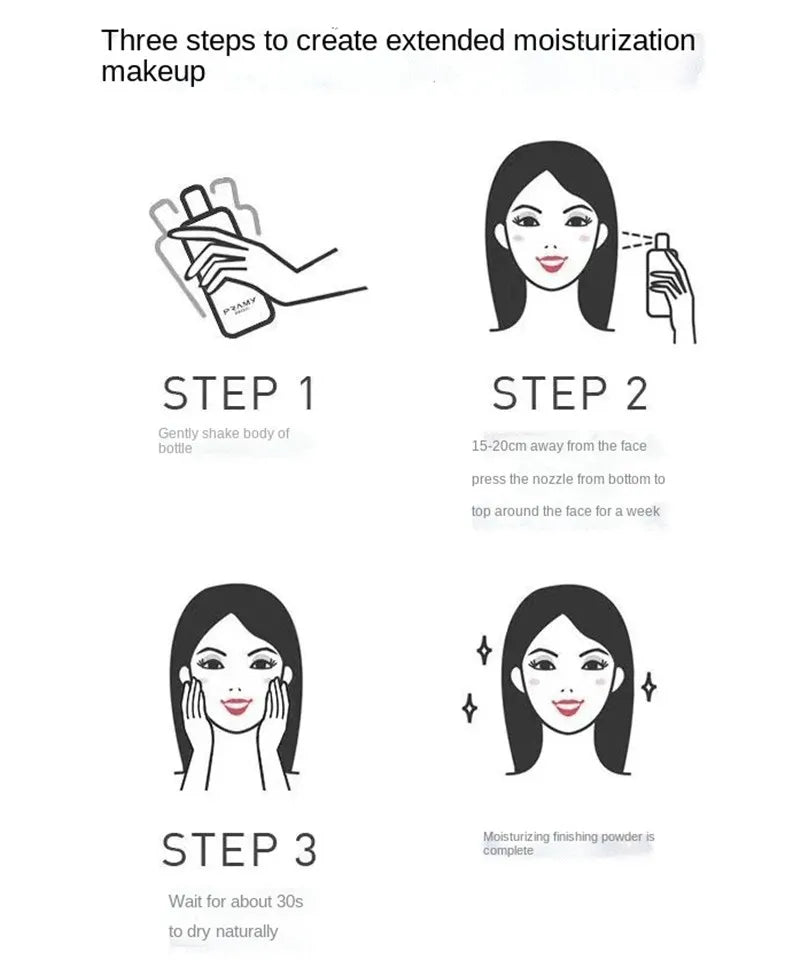 12H Long-Lasting Makeup Setting Spray – Hydrating Oil-Control Fine Mist 100ml
