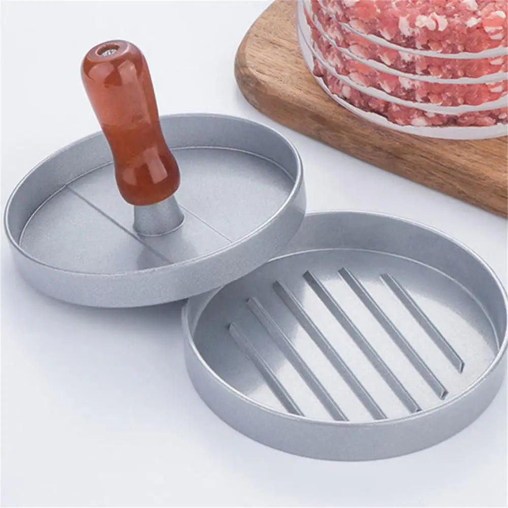 Aluminum Hamburger Patty Press – Round Burger Maker for Perfect Homemade Patties