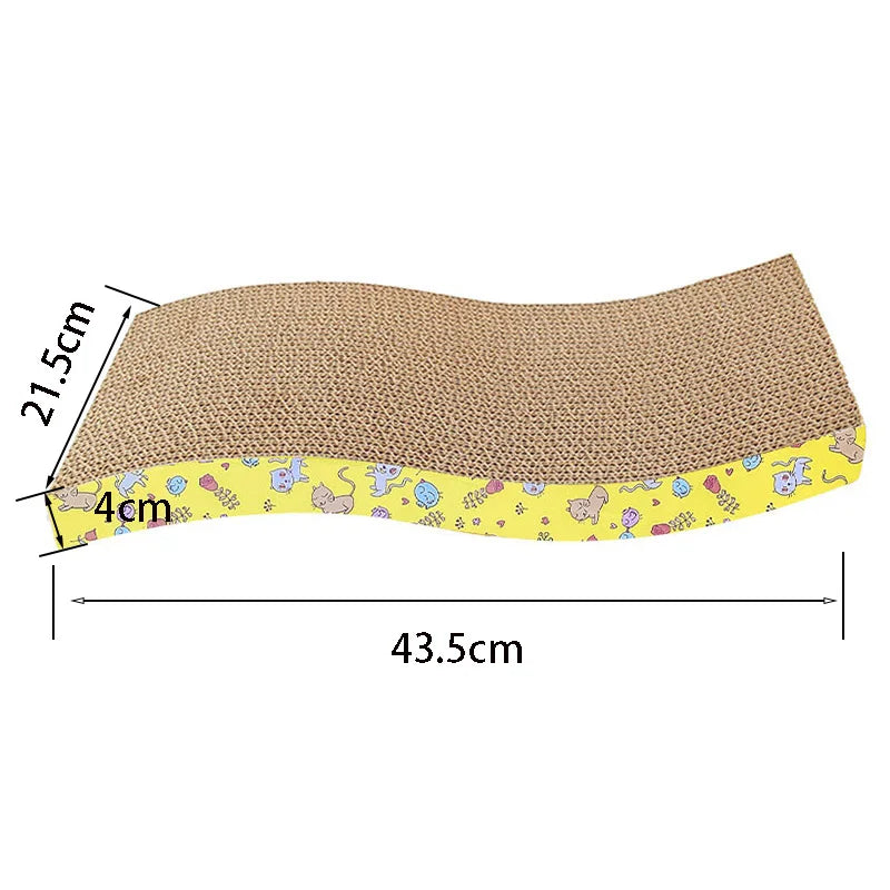 Cat Scratching Board – Corrugated Cardboard Cat Scratcher & Cozy Rest Lounge