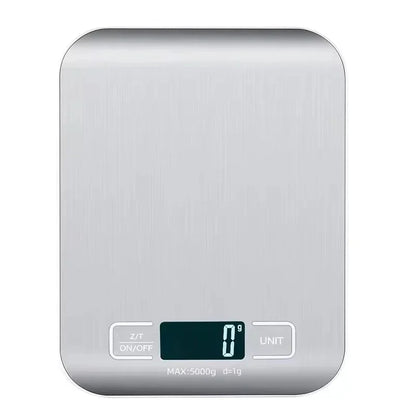 Digital Kitchen Scale – LED Stainless Steel Food Scale for Baking, Meal Prep & Everyday Weighing