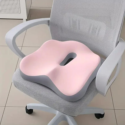 Ergonomic Memory Foam Seat Cushion – Posture Support Pillow for Office Chairs & Car Seats