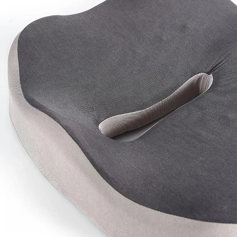 Ergonomic Memory Foam Seat Cushion – Posture Support Pillow for Office Chairs & Car Seats
