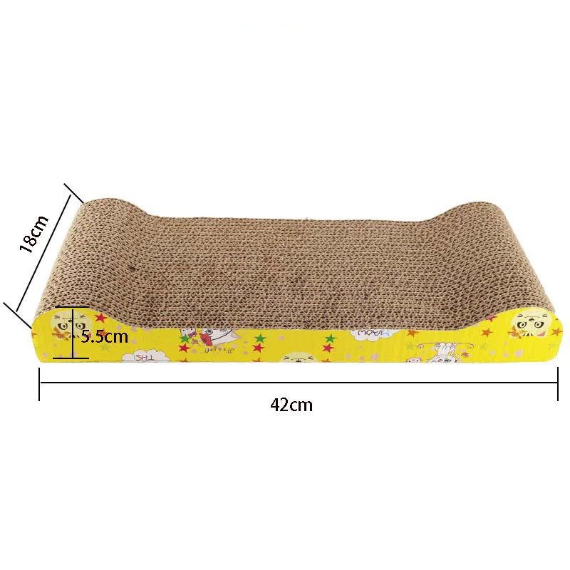 Cat Scratching Board – Corrugated Cardboard Cat Scratcher & Cozy Rest Lounge