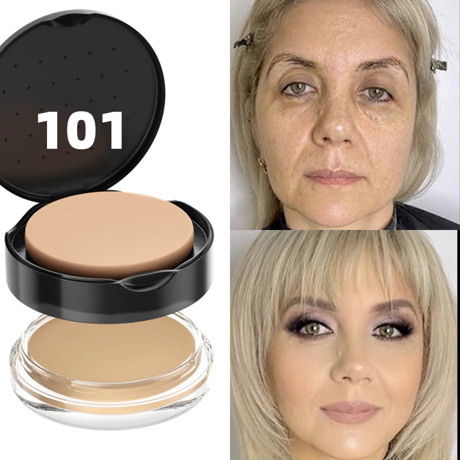 Waterproof Full Coverage Foundation Concealer – 9 Shades Long-Lasting Face Makeup Base