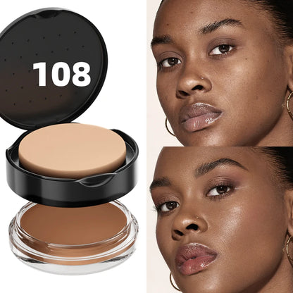 Waterproof Full Coverage Foundation Concealer – 9 Shades Long-Lasting Face Makeup Base