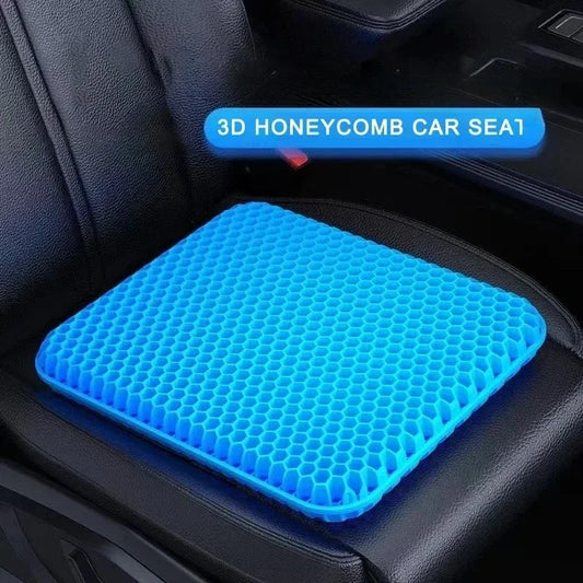 Cooling Gel Seat Cushion – Breathable Honeycomb Support Pad for Car, Office & Home Chairs