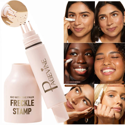 Natural Faux Freckles Pen – Waterproof Quick-Dry Freckle Makeup Stamp for a Realistic Look