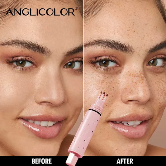 Natural Faux Freckles Pen – Waterproof Quick-Dry Freckle Makeup Stamp for a Realistic Look